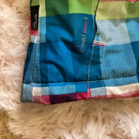 DARE2b ARED 5000 1 GIRLS PLAID WINTER SKI  COAT SZ. 13/14 - Picture 8 of 16
